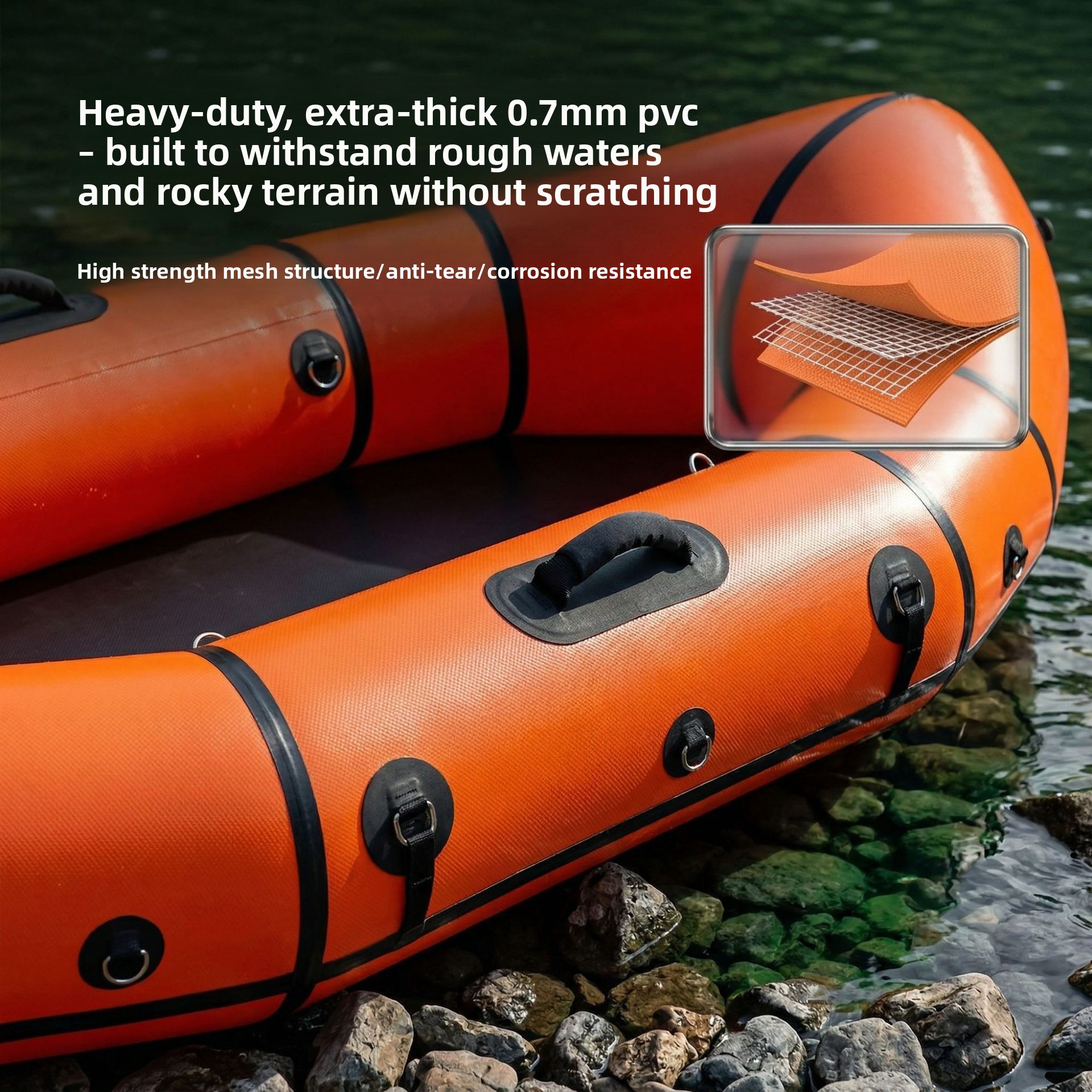 Inflatable Backpack Boat Singl - Fishing Kayak Inflatable incelemesi ve fiyatı