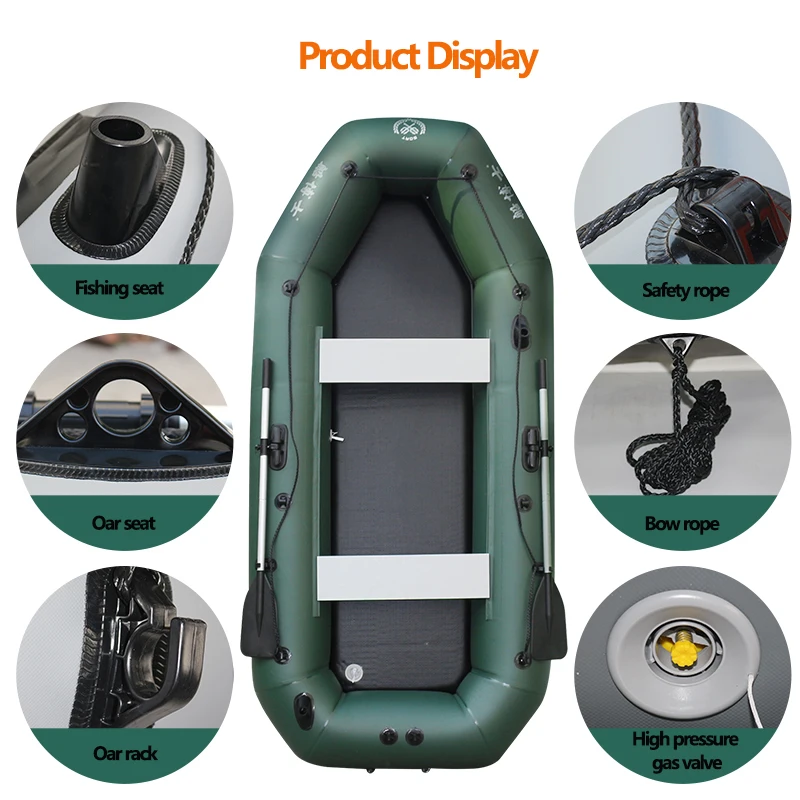 1.75~3.6m Green Fishing Kayak  - Fishing Kayak Sit On Top incelemesi ve fiyatı