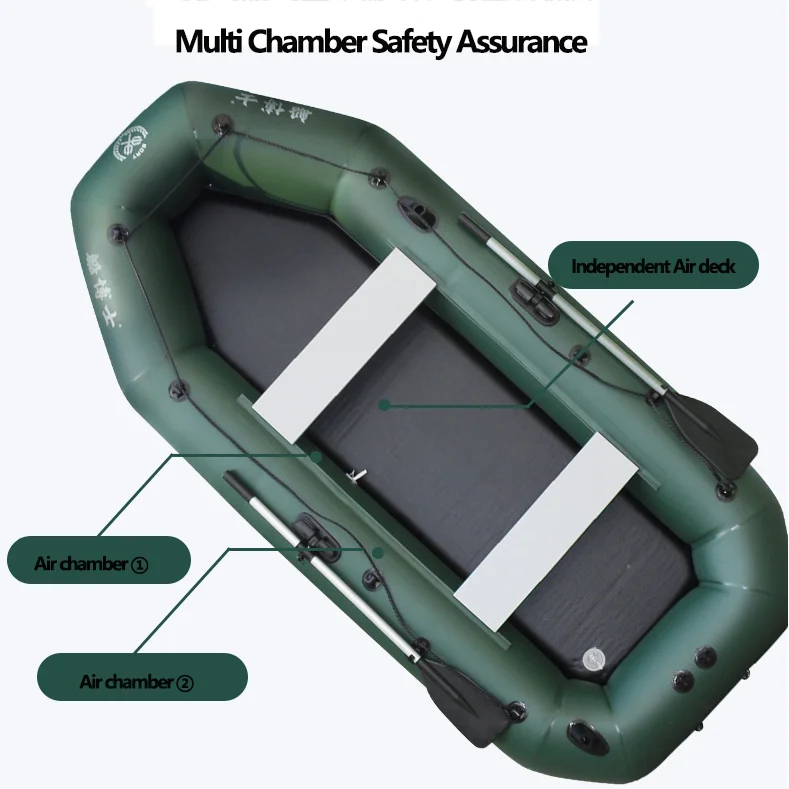 1.75~3.6m Green Fishing Kayak  - Fishing Kayak Sit On Top incelemesi ve fiyatı