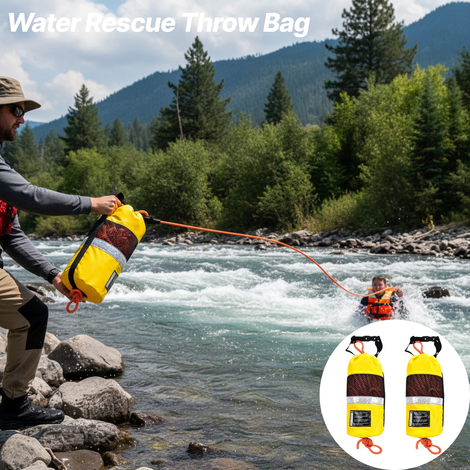 Throw Bag for Water Rescue Mar - Fishing Kayak Crate incelemesi ve fiyatı