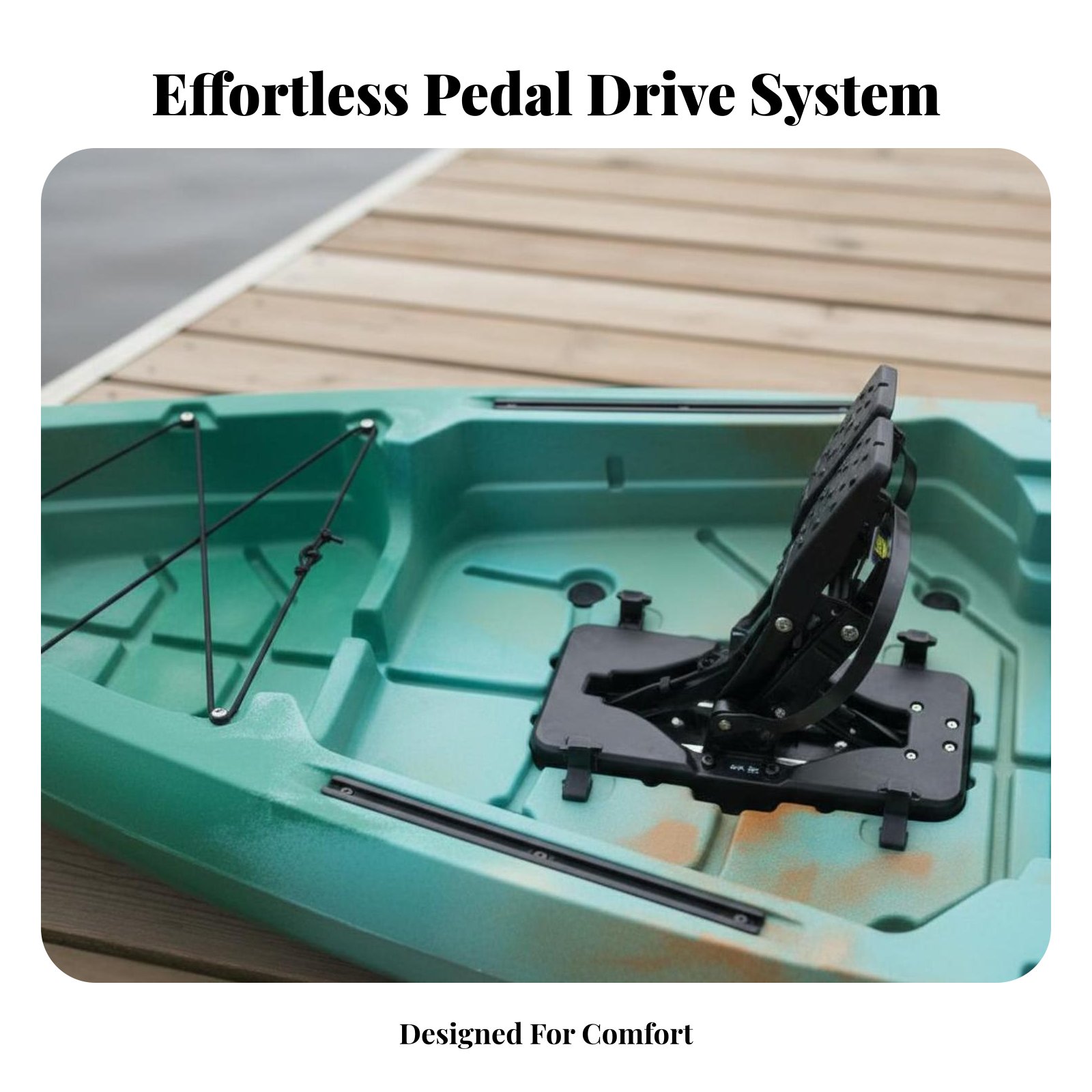 Pedal Drive Fishing Boat Folda - Fishing Kayak Inflatable incelemesi ve fiyatı