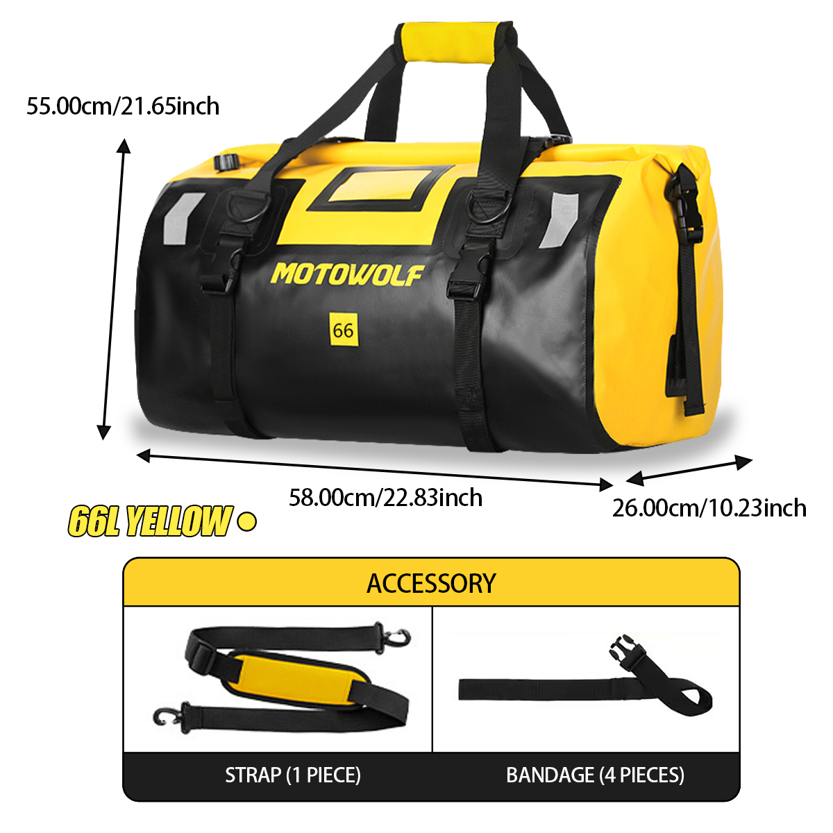 Waterproof Duffel Bag 40L/66L  - Fishing Kayak Seat incelemesi ve fiyatı