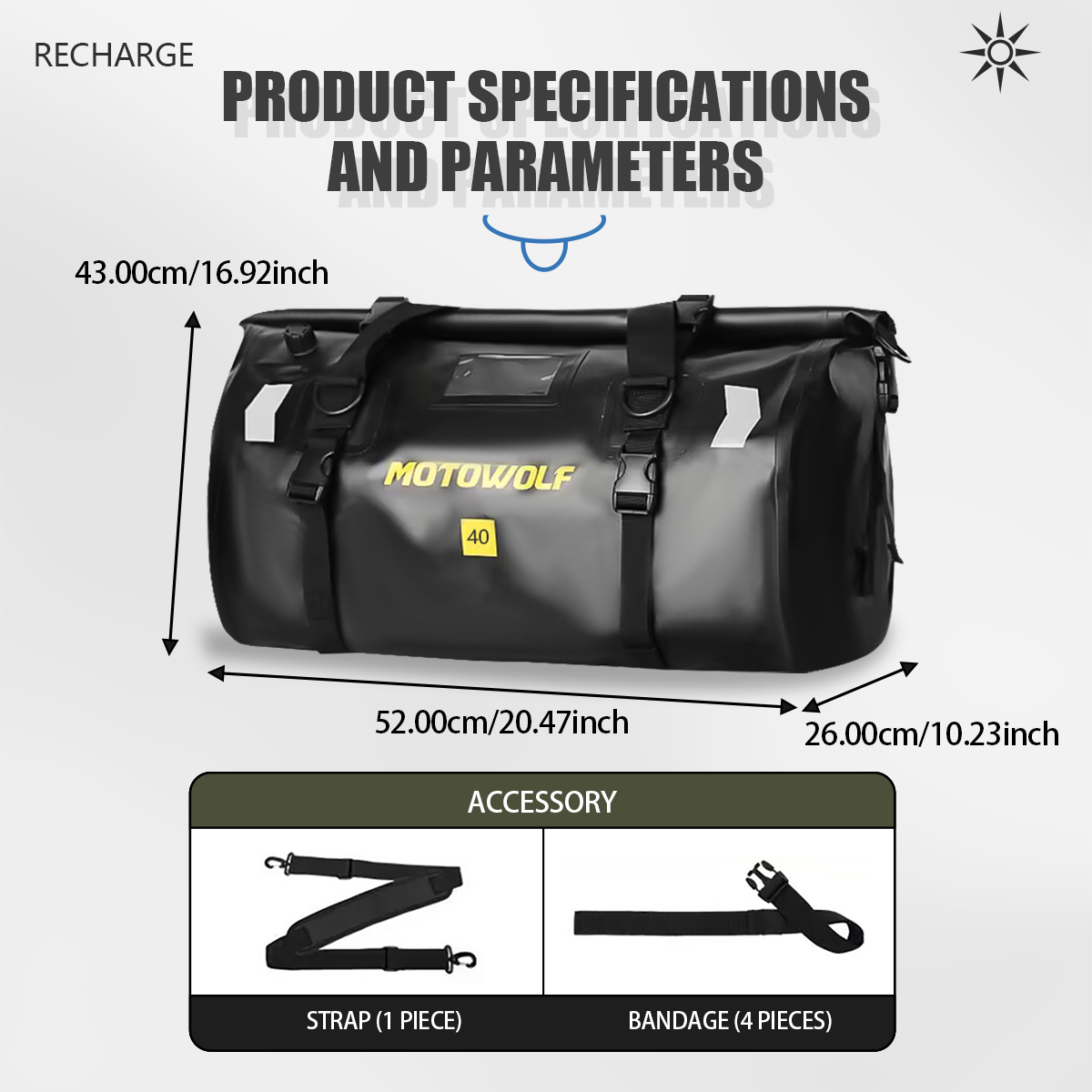 Waterproof Duffel Bag 40L/66L  - Fishing Kayak Seat incelemesi ve fiyatı