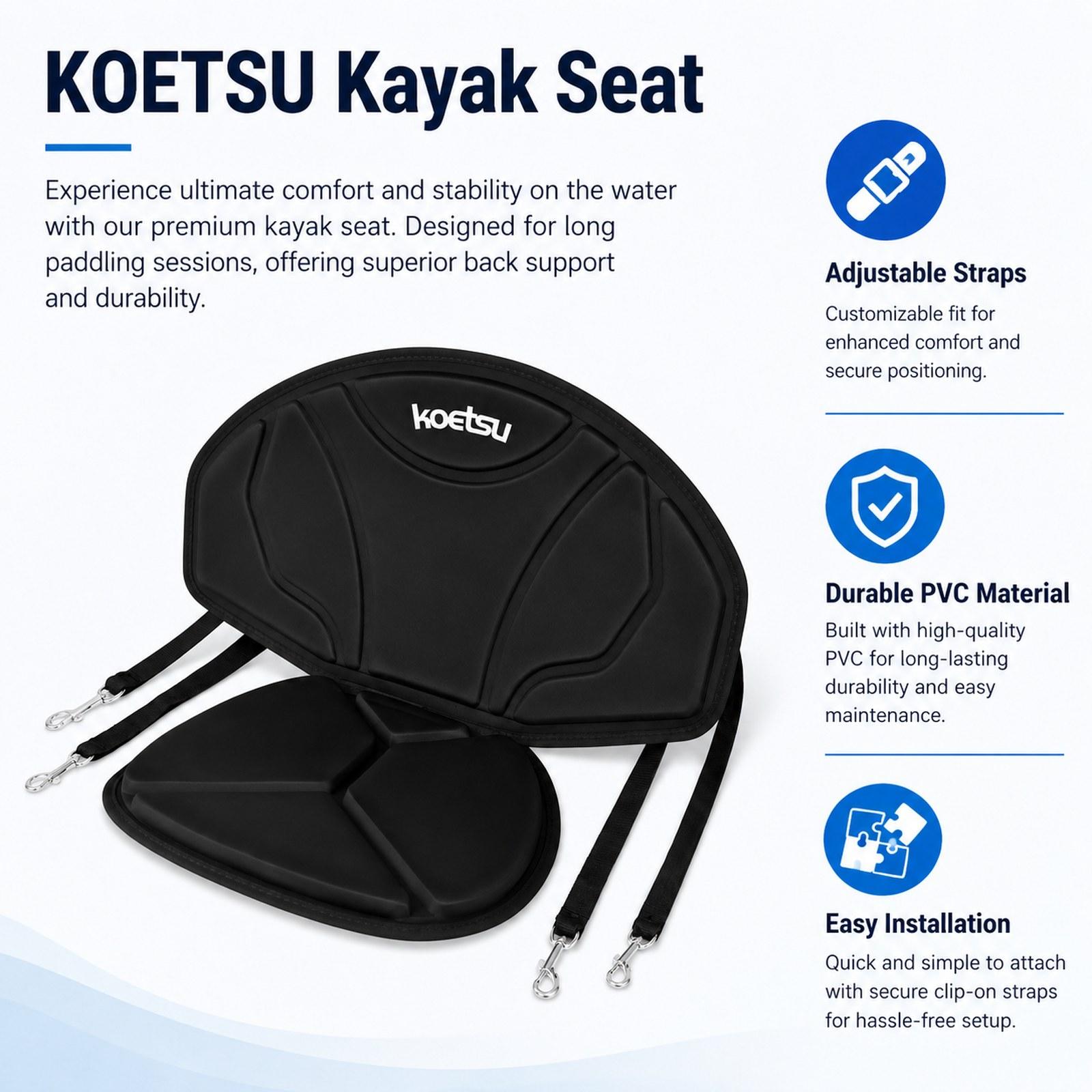 Kayak Seat Cushion Backrest Su - Fishing Kayak Sit In incelemesi ve fiyatı