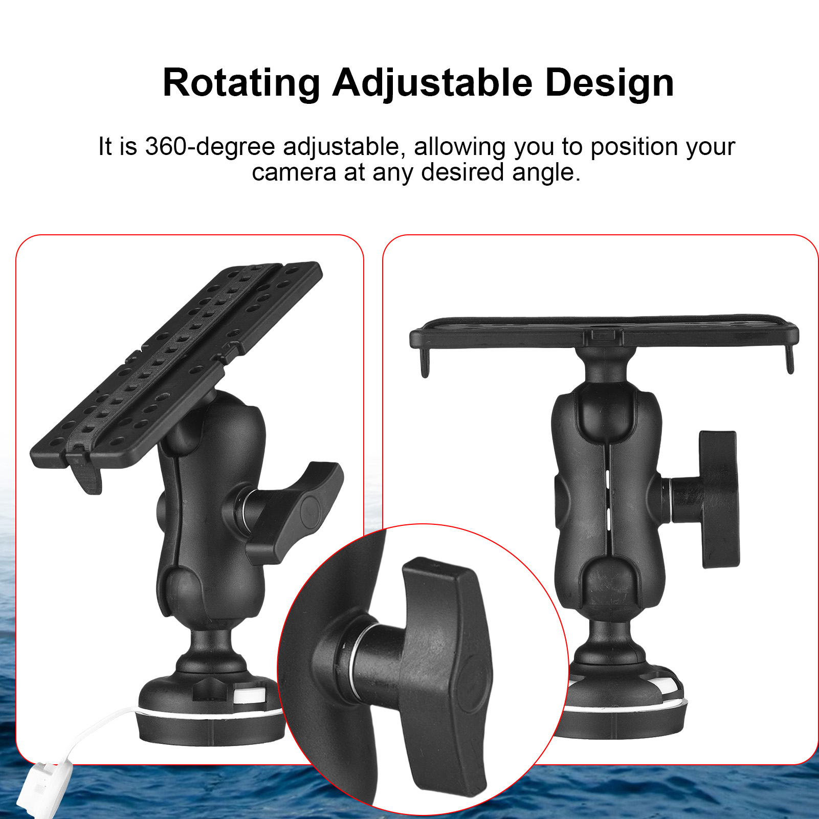 Fish Finder Mount with Rectang - Fishing Kayak Fish Finder Mount incelemesi ve fiyatı
