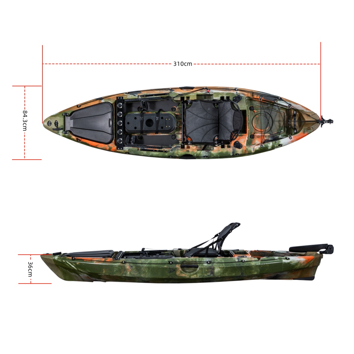 LSF First-class Single Fishing - Fishing Kayak Pedal Drive incelemesi ve fiyatı