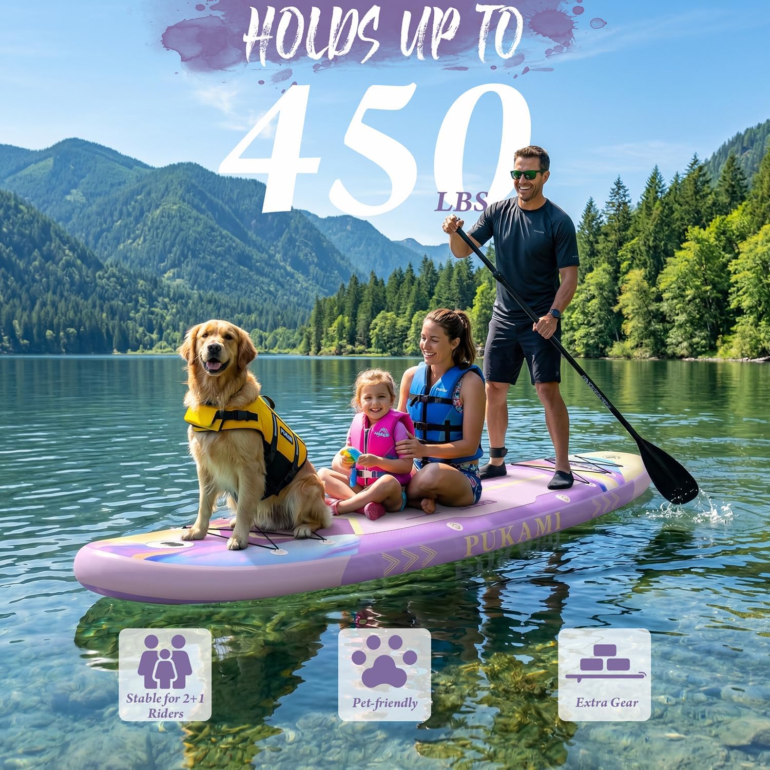 Extra Wide Inflatable Stand Up - Fishing Kayak Paddle incelemesi ve fiyatı